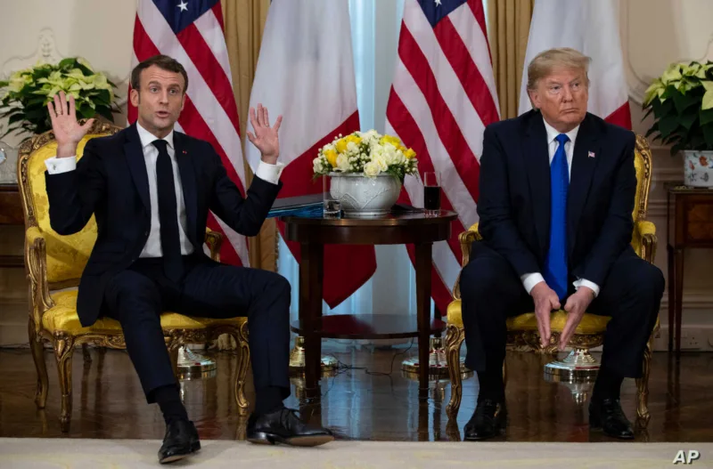 Macron i trump 1