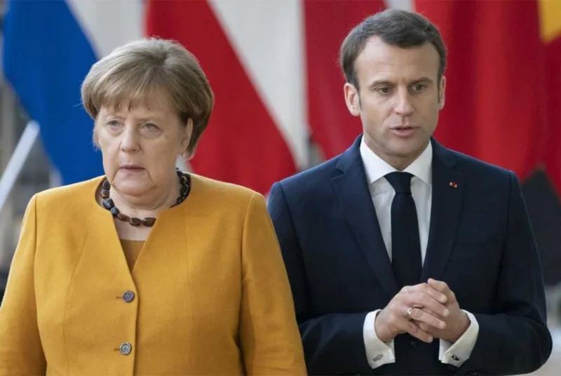 Merkel macron1