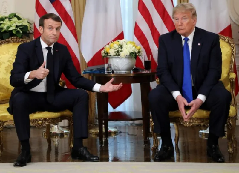 Macron i trump