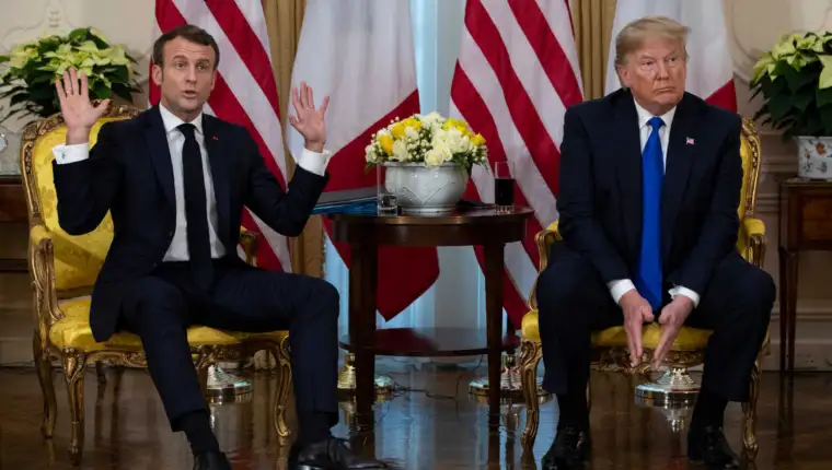 Macron i trump 1