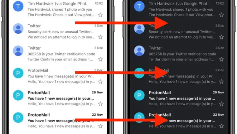 Dark gmail