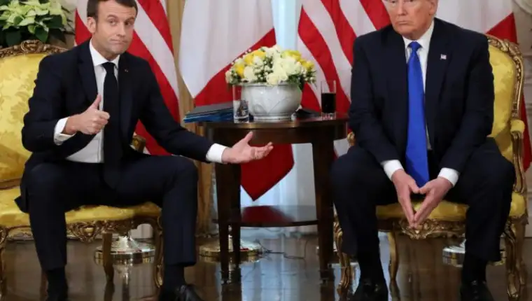 Macron i trump