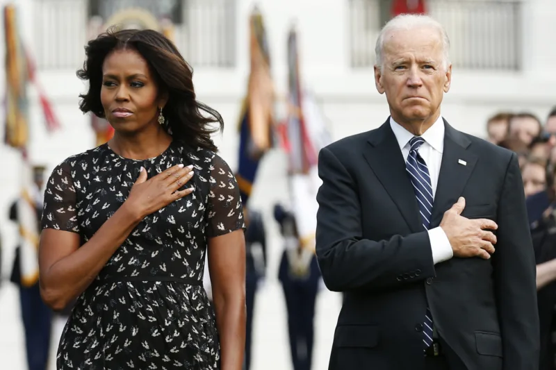 Biden i michell obma