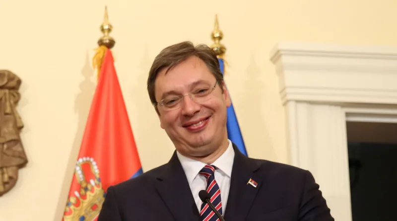 Vucic smijeh