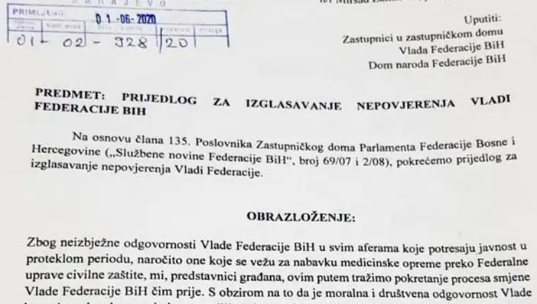 Zahtjev smjenu