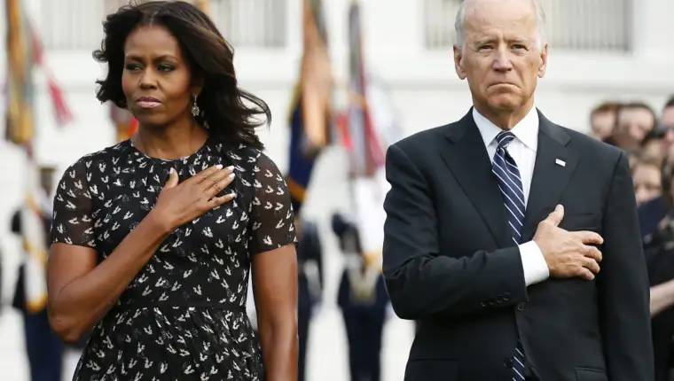 Biden i michell obma