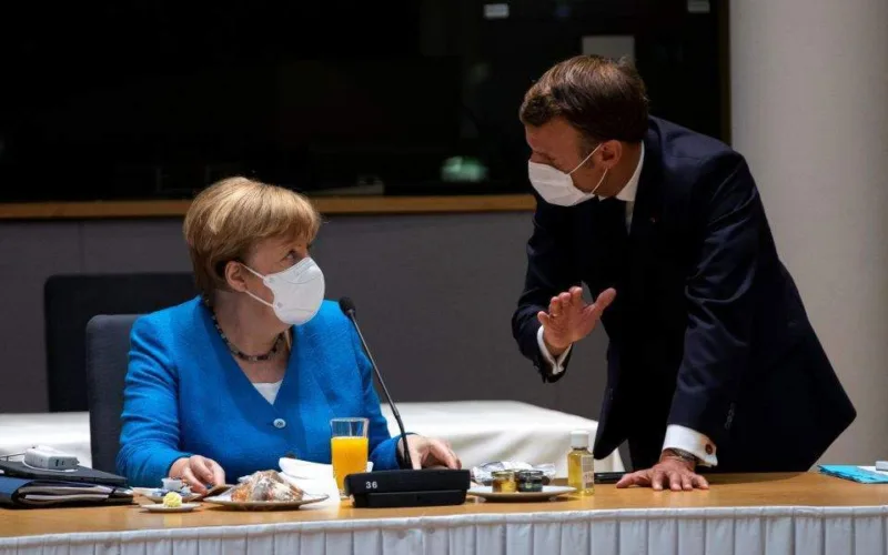Merkel macron2