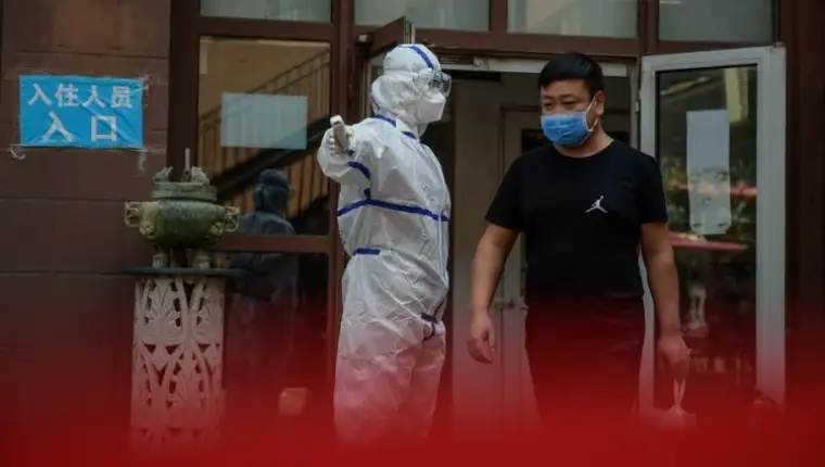 Kina Peking koronavirus jul Xinhua