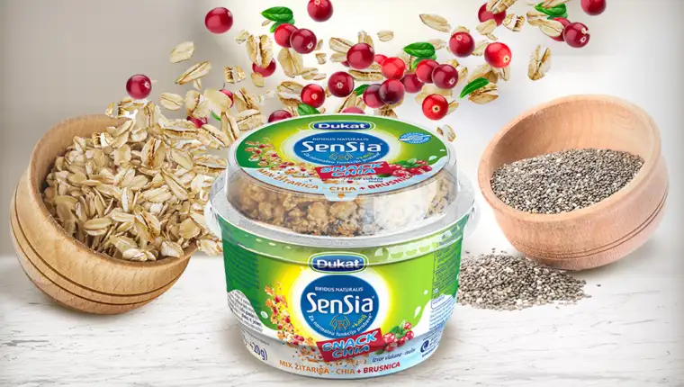 Dukat Sen Sia Snack sa brusnicom žitaricama i chia sjemenkama