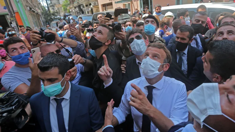 Macron u bejrutu