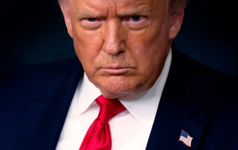 Donald trump glare closeup gty img