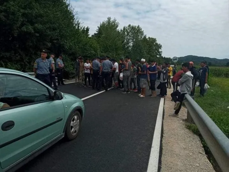 Nigranti blokada ceste