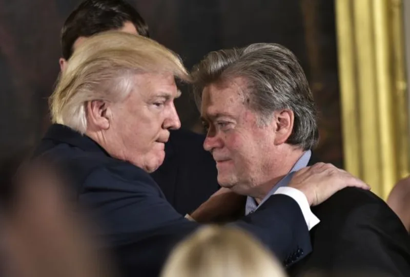Bannon i trump 1
