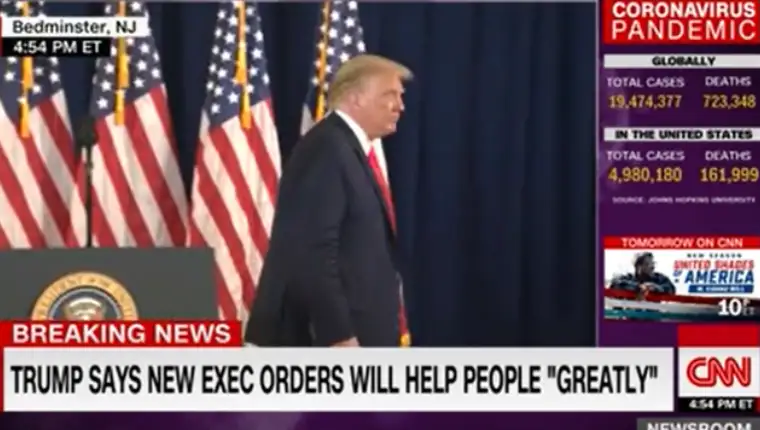 Trump napusta press 1
