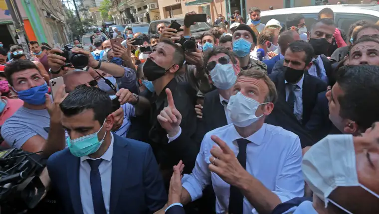Macron u bejrutu