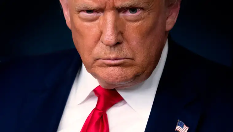 Donald trump glare closeup gty img