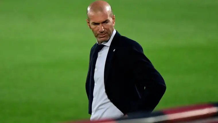Zinedine Zidane Real Madrid vs Mallorca La Liga 2020