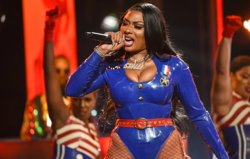 Megan thee stallion aaron j thornton wireimage getty images