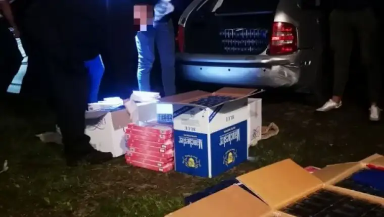 Zaplijenjene cigarete na podrucju Foce