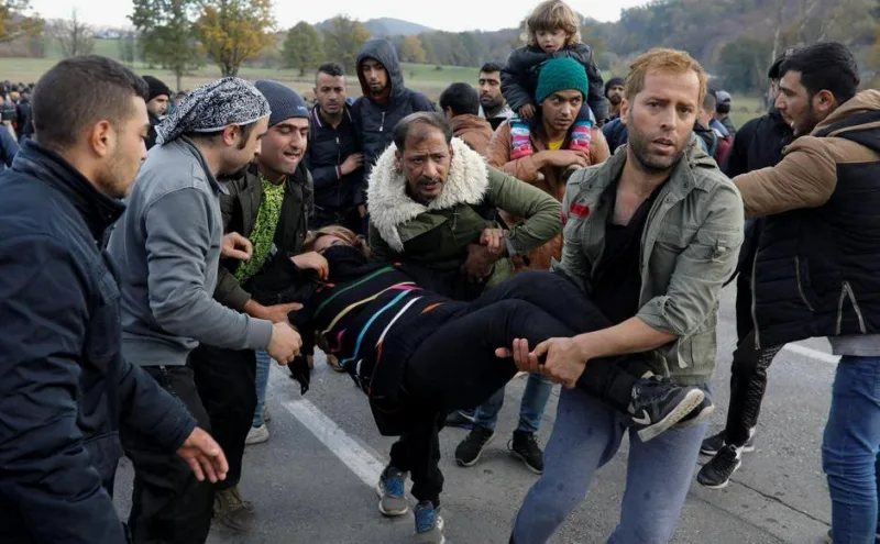 Migranti haos