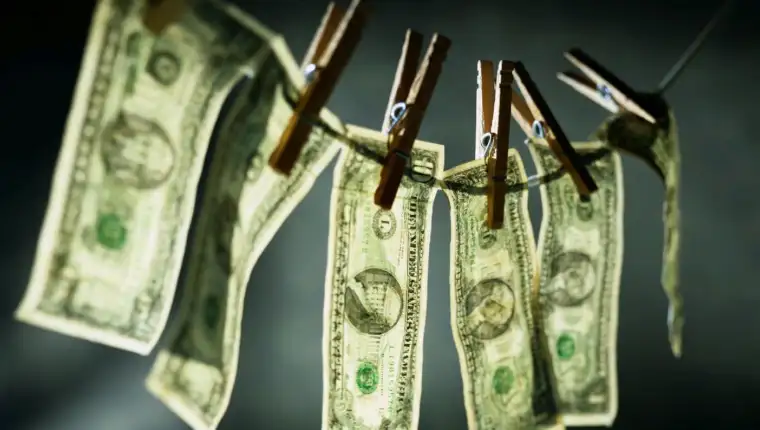 Laundering money