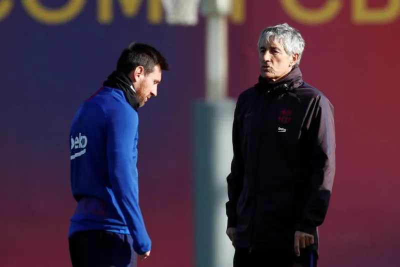 Messi Quique Setien