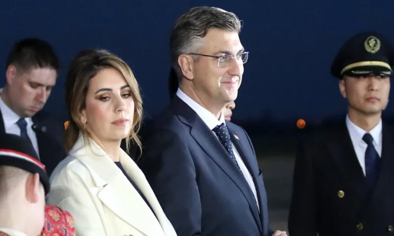 Plenkovic sa suprugom