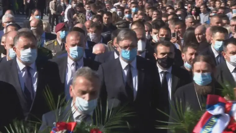 Vucic i dodik sahrana amfilohije