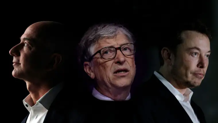 Jeff bezos bill gates elon musk