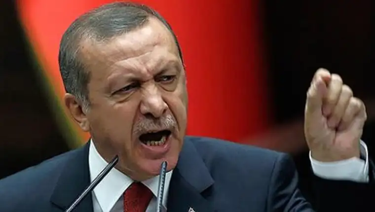Turkey erdogan angry