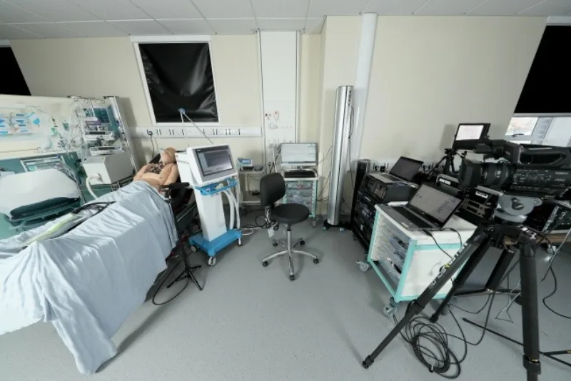 Ventilator set up