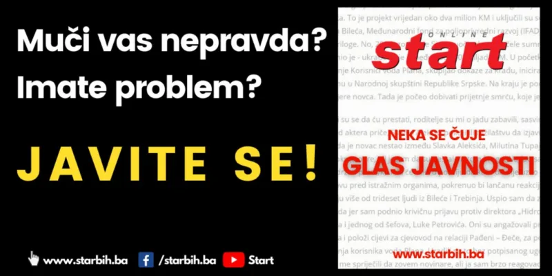 Start glas