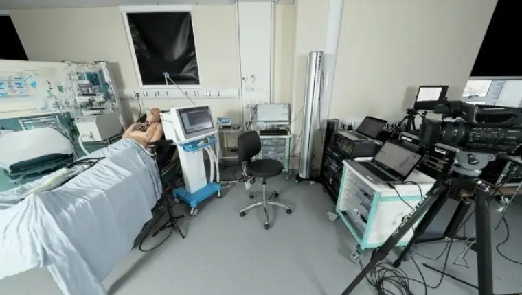 Ventilator set up