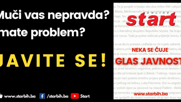 Start glas