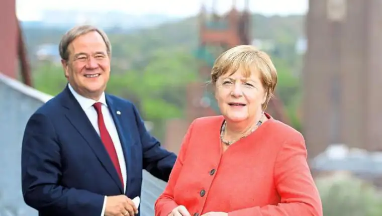 Merkel lascet