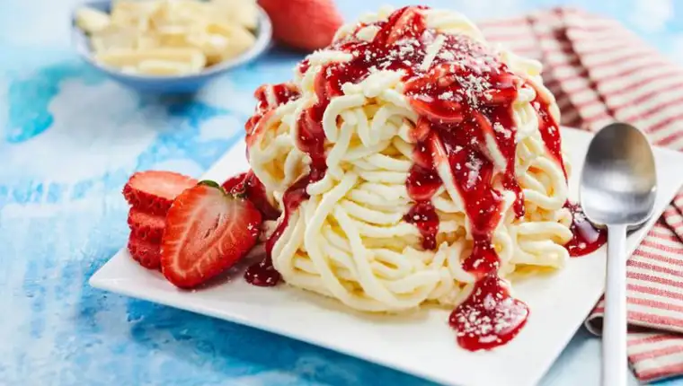 Spageti sladoled