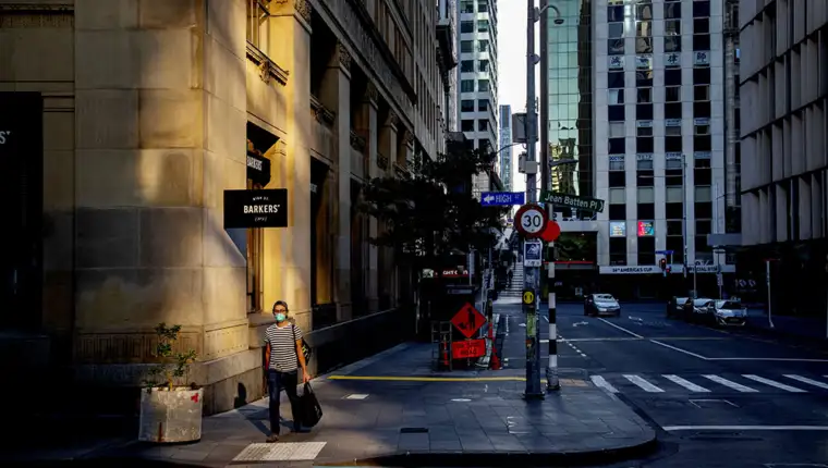 Auckland empty streets