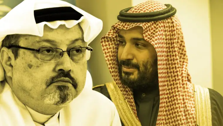 Saudi Crown Prince Mohammed bin Salman and Jamal Khashoggi