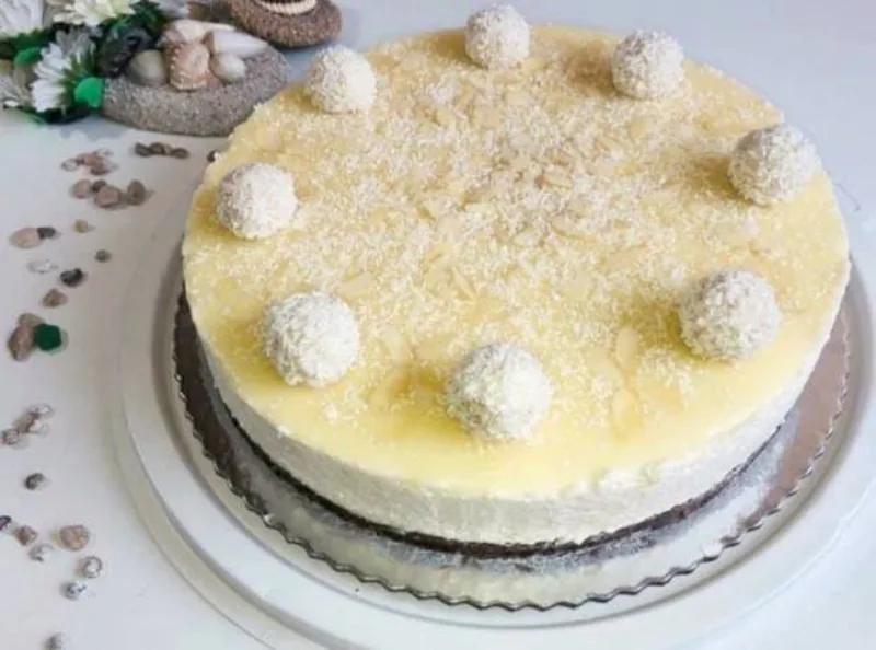 Raffaelo cheesecake