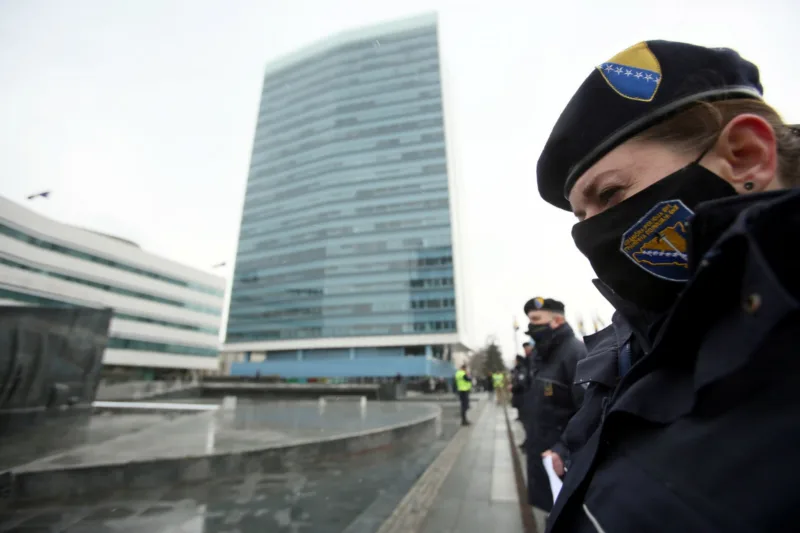 protest policijskih sluzbenika