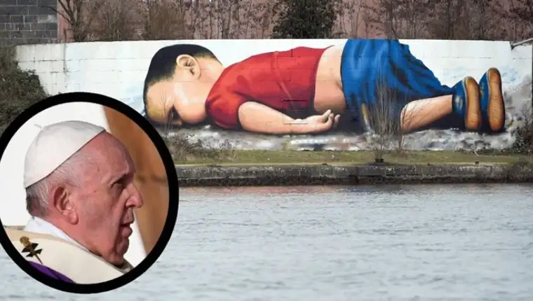 Papa sirijski djecak