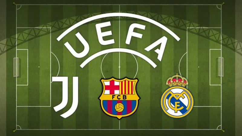 uefa real barca juventus