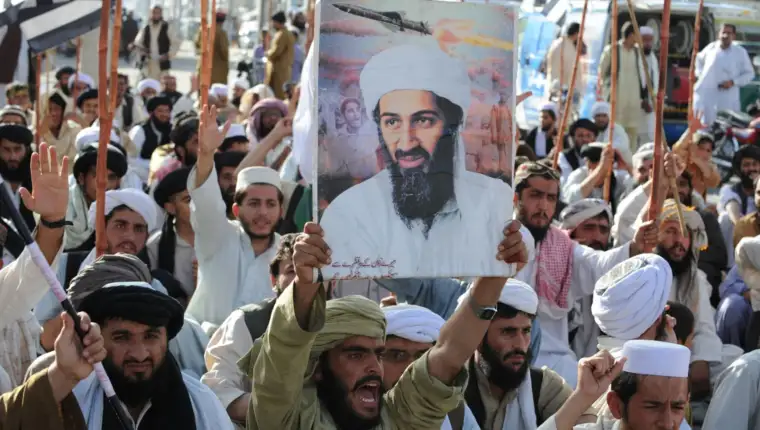 Bin laden protesti