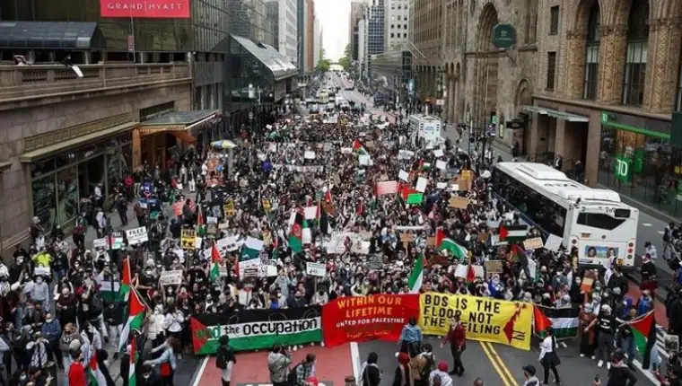 New_York_protesti_za Palestinu_AA