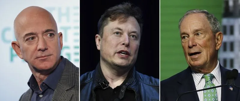 bezos musk soros