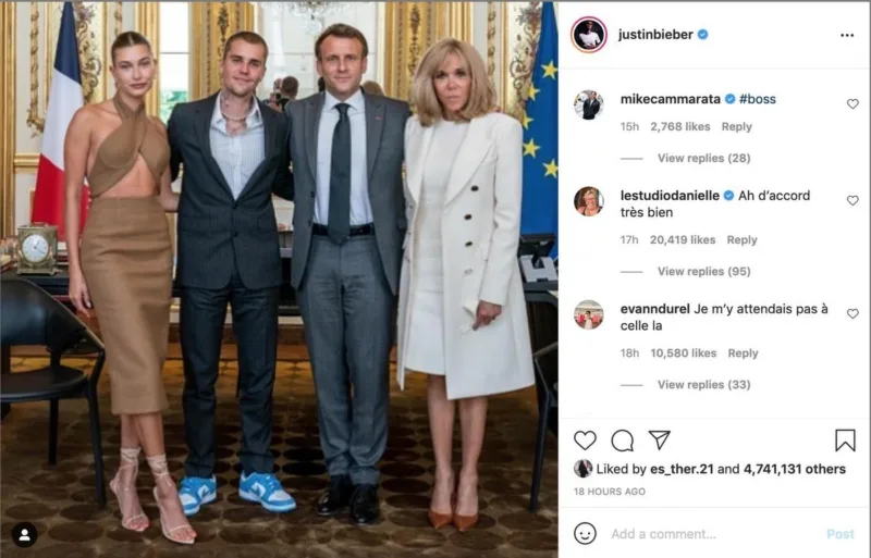 Bieber macron