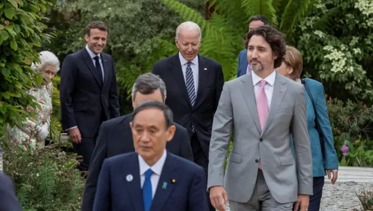 Reception at The Eden Project on the sidelines of the G7 summit in Cornwall