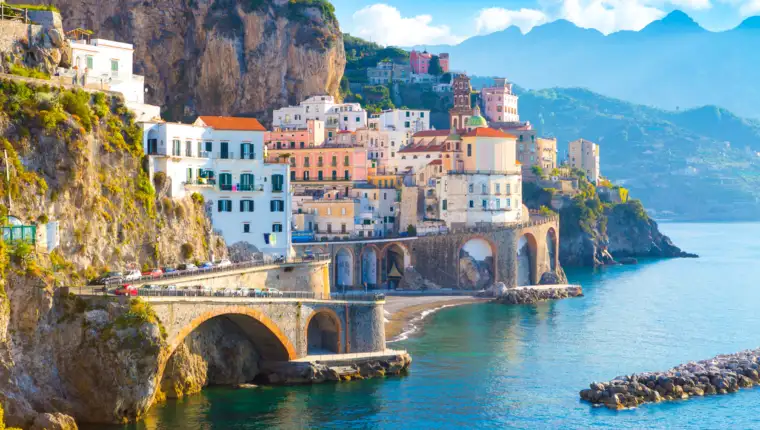 Morning view of Amalfi