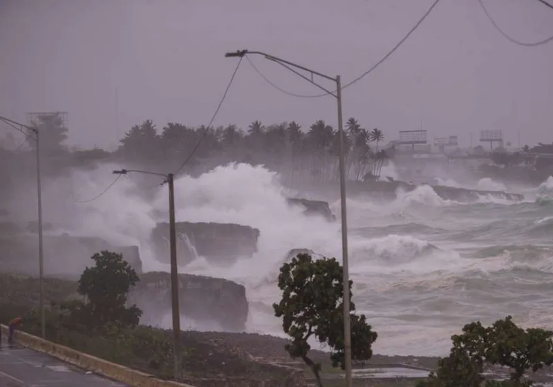 Passage of Tropical Storm Elsa in Santo Domingo