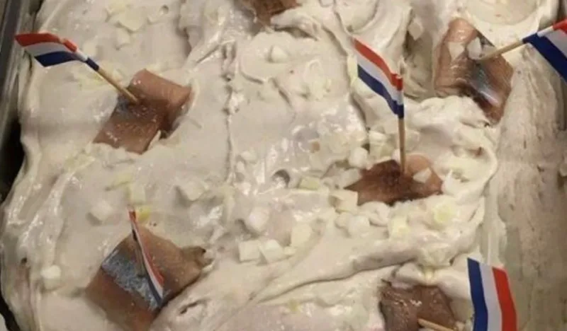 Herring ice cream